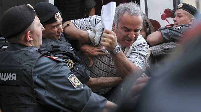 Kasparov's protest of the Russian government's policies in 2012 earned him the same global fame his chess championship had decades before.
